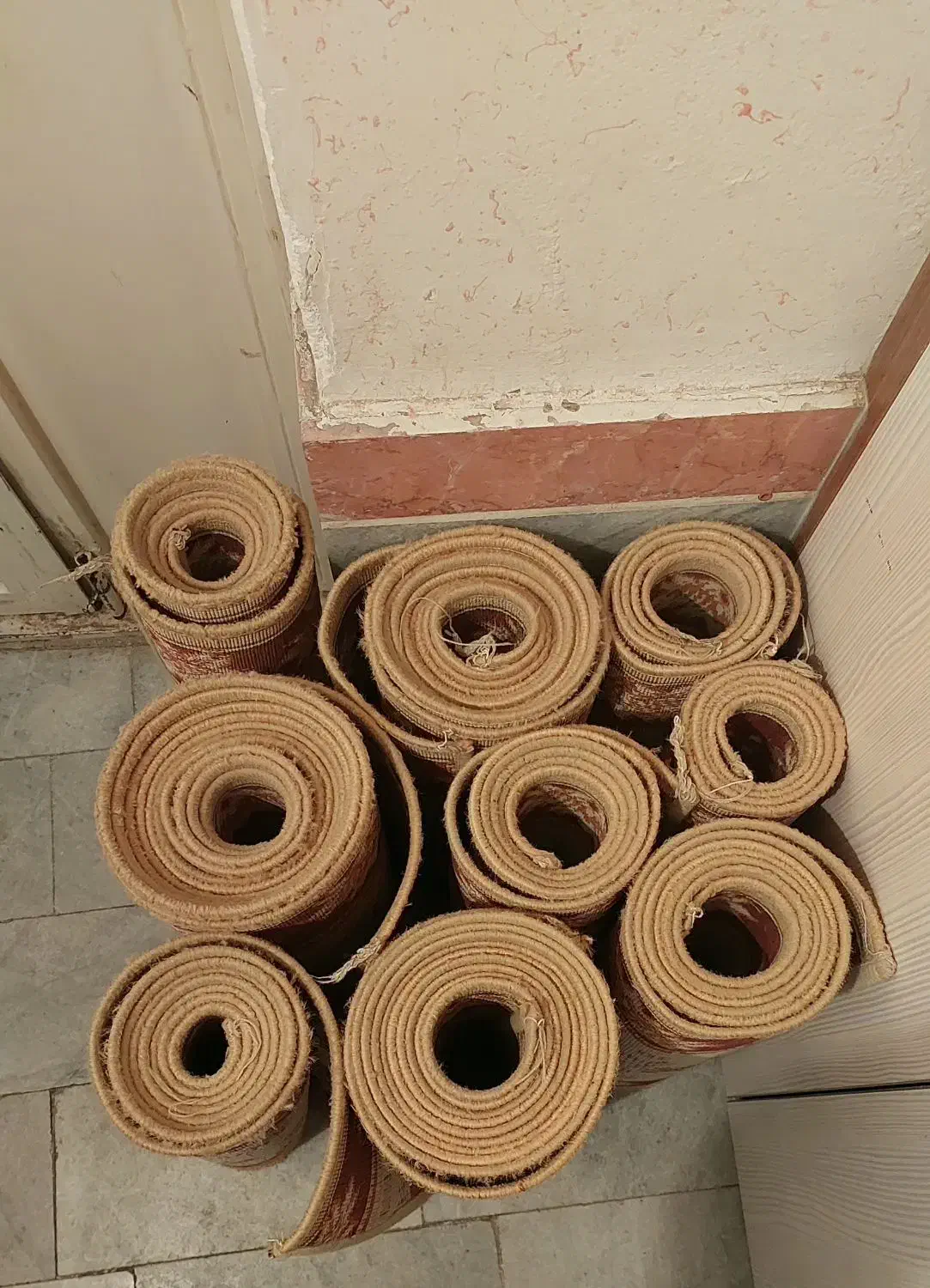 گلیم فرش راه پله و آشپزخانه|گلیم، جاجیم، گبه|سنندج, |دیوار