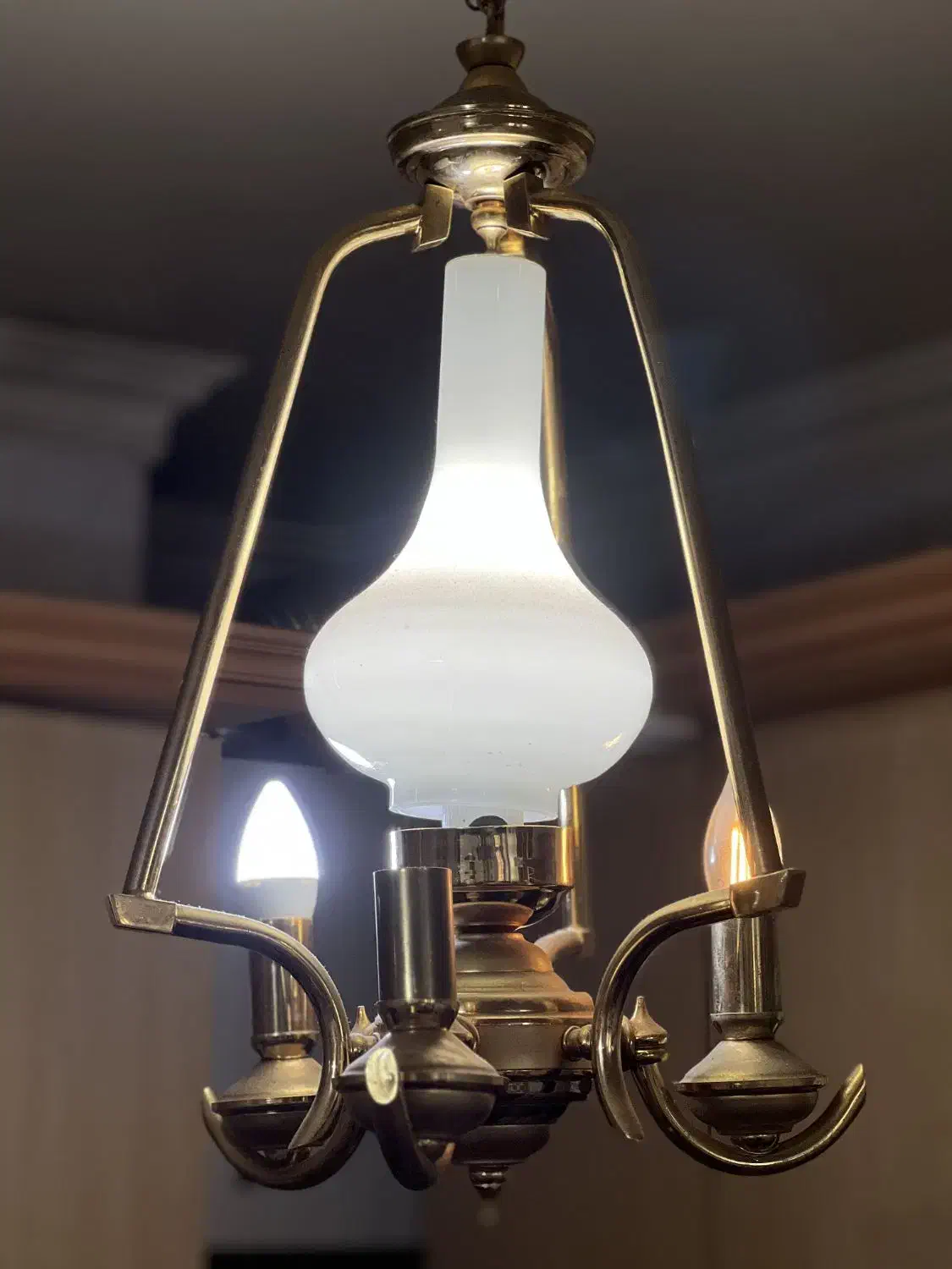 لوسترآشپزخانه برنجی|لوستر و چراغ آویز|اصفهان, دشتستان|دیوار