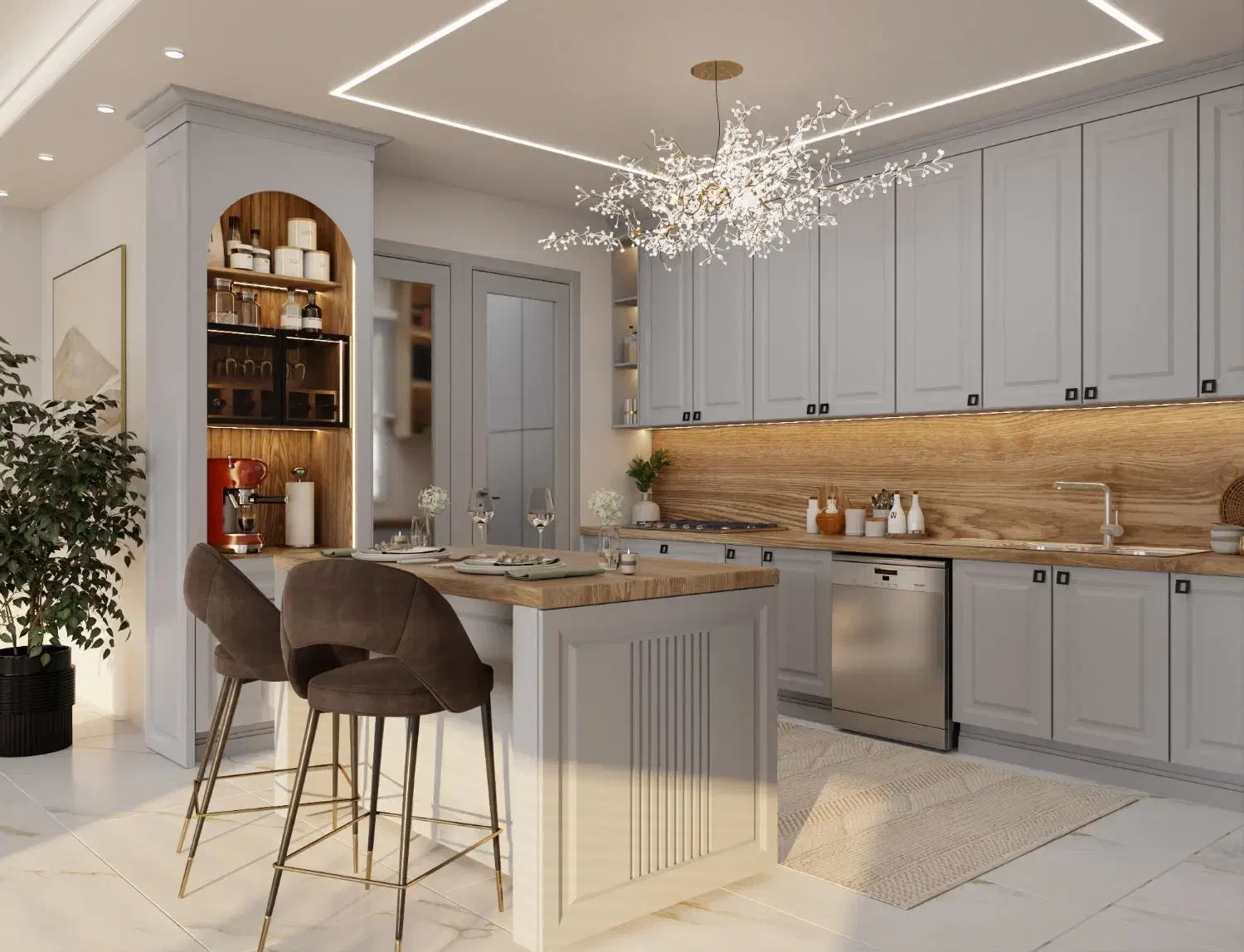 کابینت و کمد دیواری|آب‌چکان و نظم‌دهنده ظروف|قزوین, |دیوار