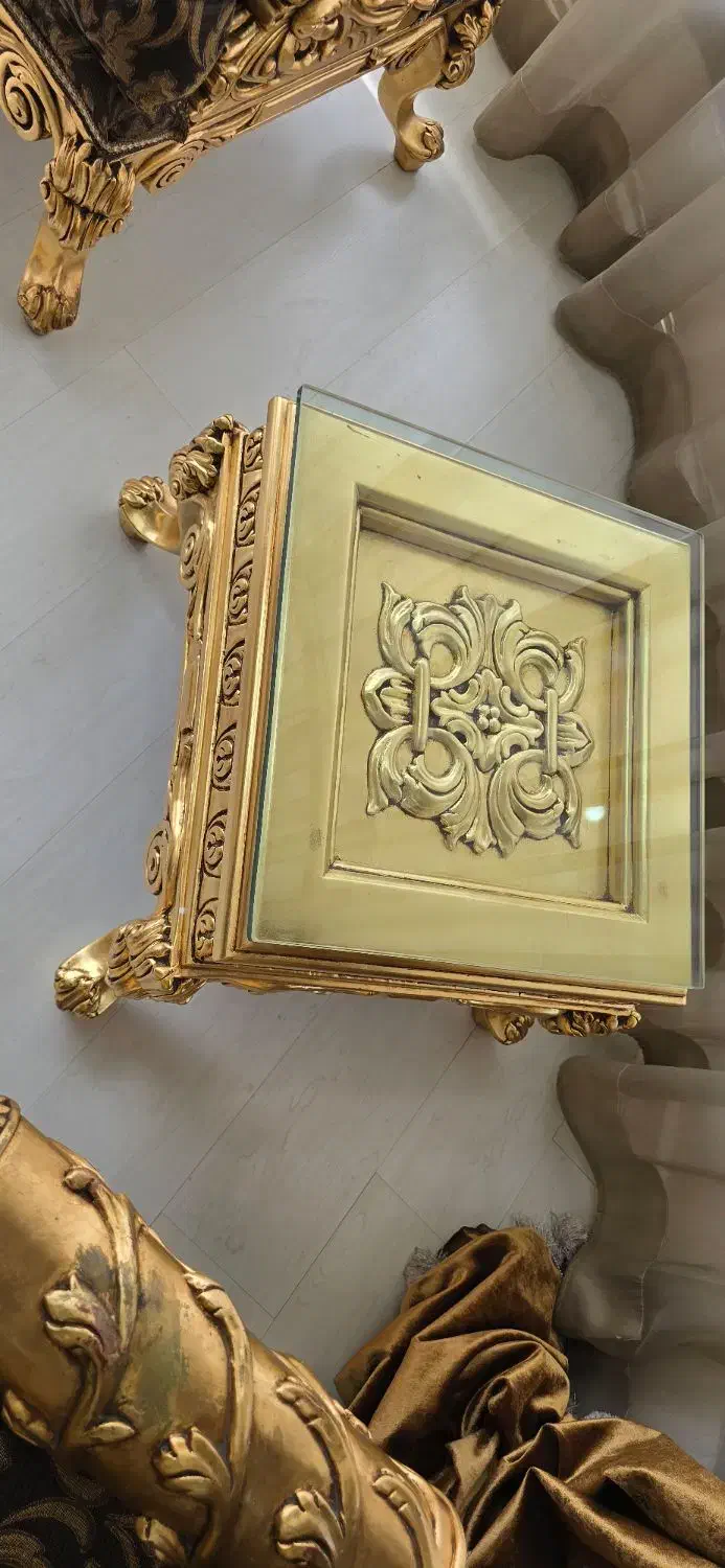 مبلمان سلطنتی ۹ نفره با میز ناهارخوری شیک|مبلمان خانگی و میز عسلی|تهران, حکمت|دیوار