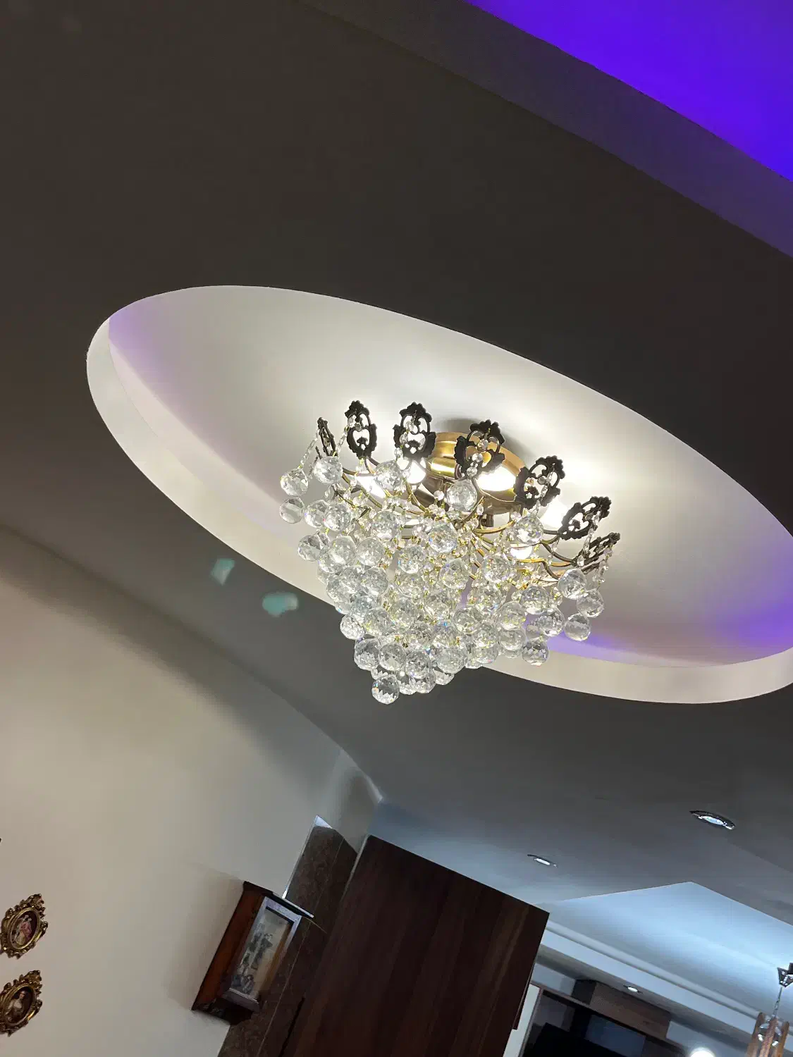 یک جفت لوستر برنج|لوستر و چراغ آویز|ورامین, ورامین|دیوار