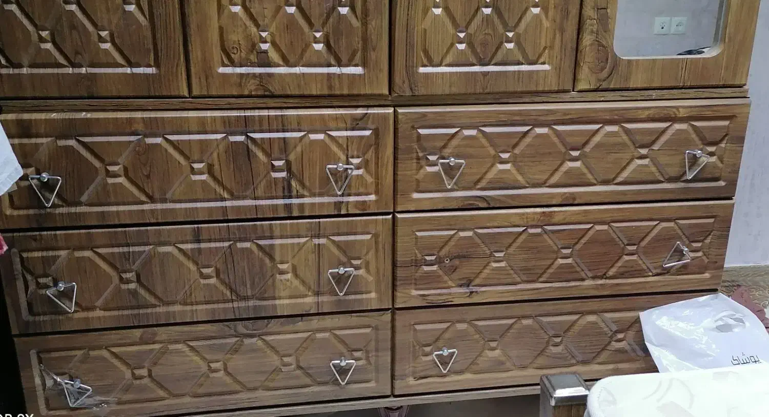 کمد دیواری 3تیکه ام دی اف|جاکفشی، کمد، دراور|کاشان, مفتح|دیوار