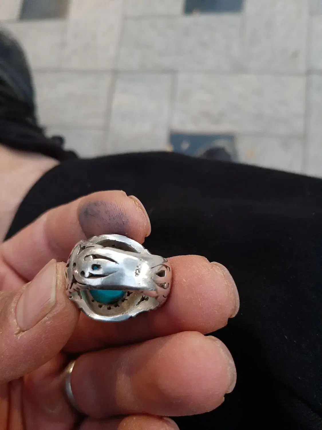 انگشتر نقره رکاب شاکری قیمت مناسب هر عزیز|جواهرات|کاشان, میدانگاه آقا|دیوار