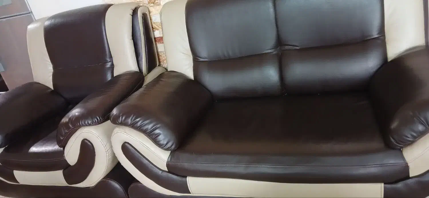 مبل چرم|مبلمان خانگی و میز عسلی|خرم‌آباد, |دیوار