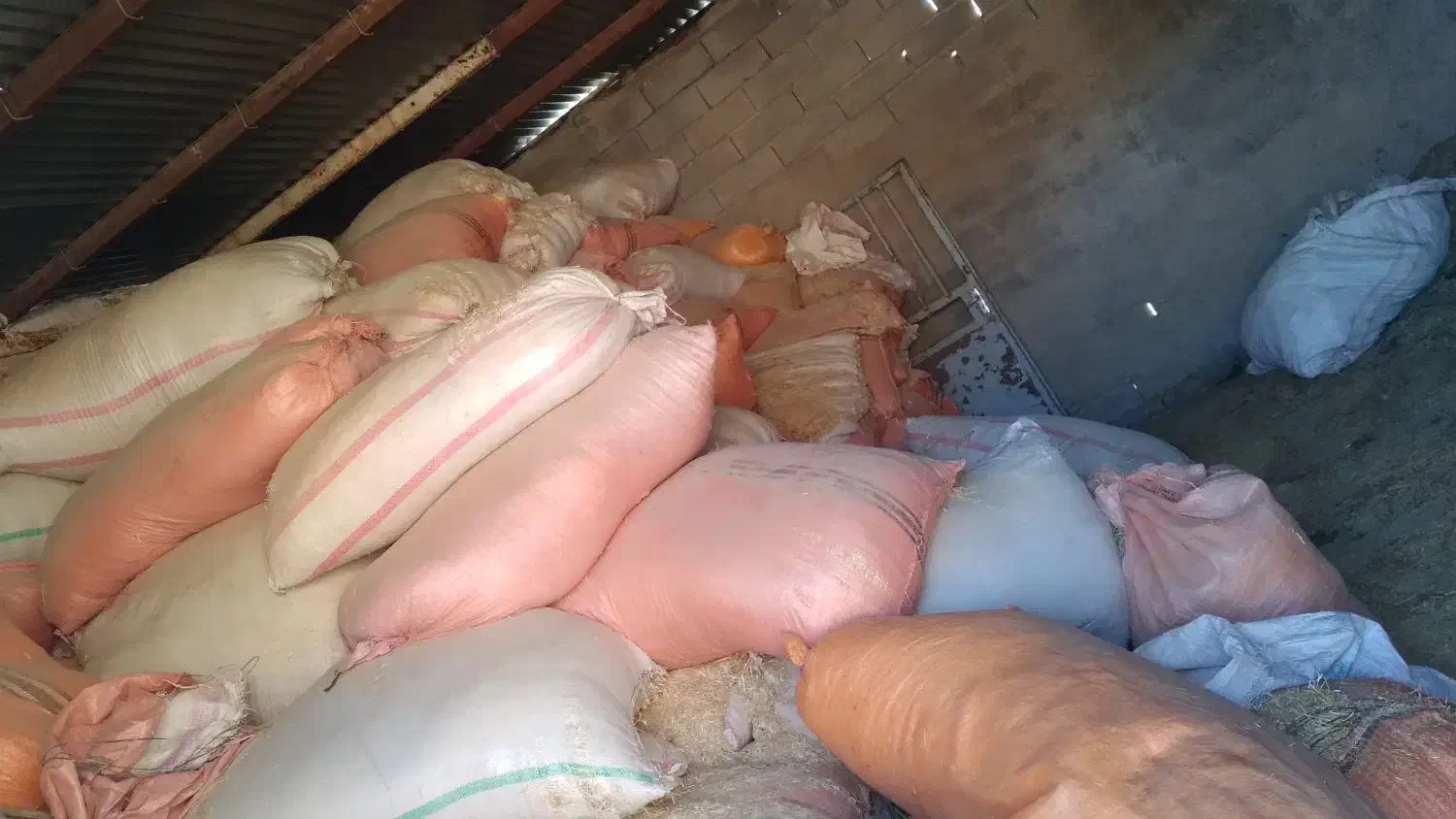 کاه گندم دیم|لوازم جانبی حیوانات|زاغه, |دیوار