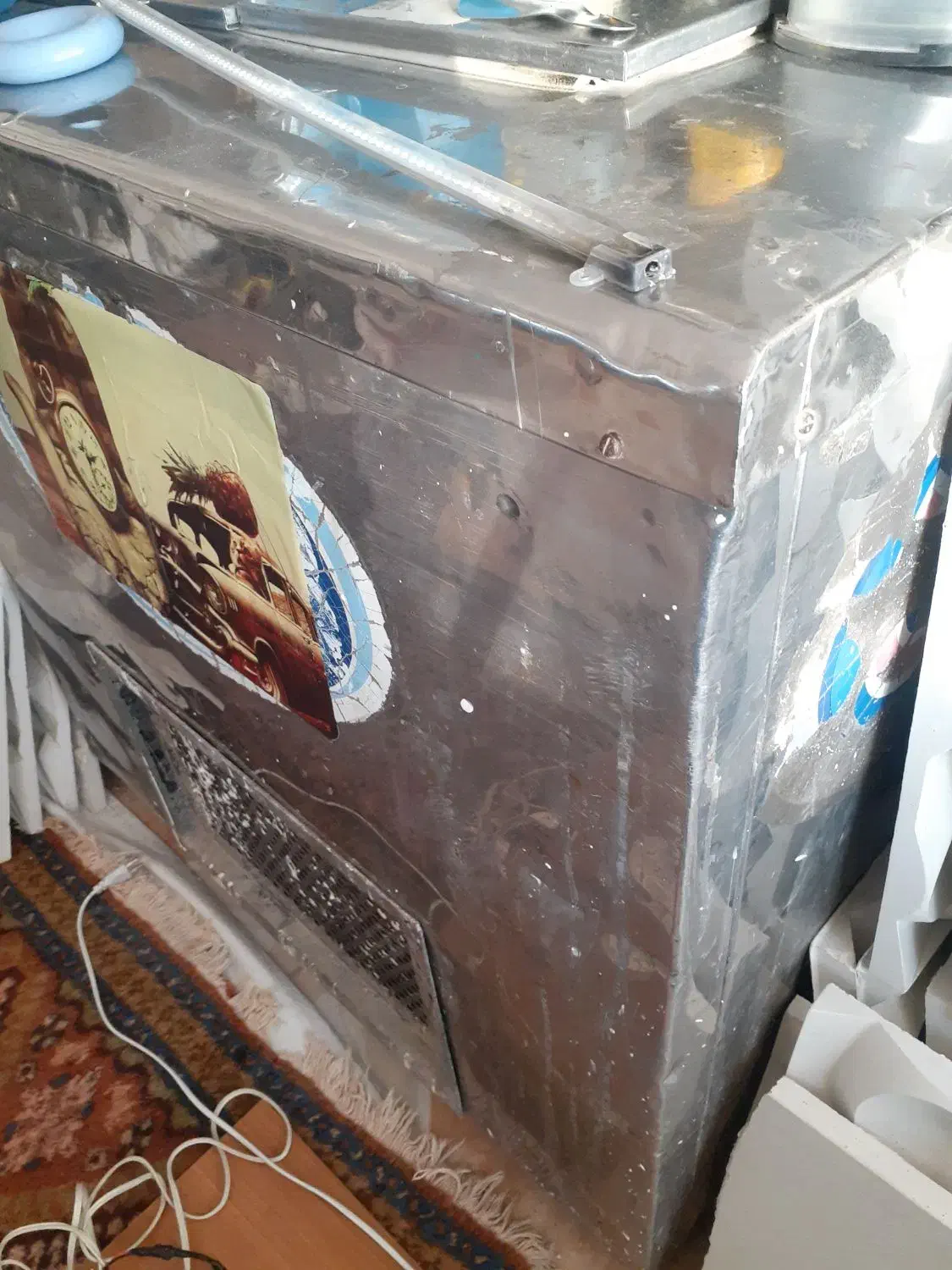 یخچال بستنی استیل سالم موتور آلمانی|یخچال و فریزر|اردبیل, |دیوار