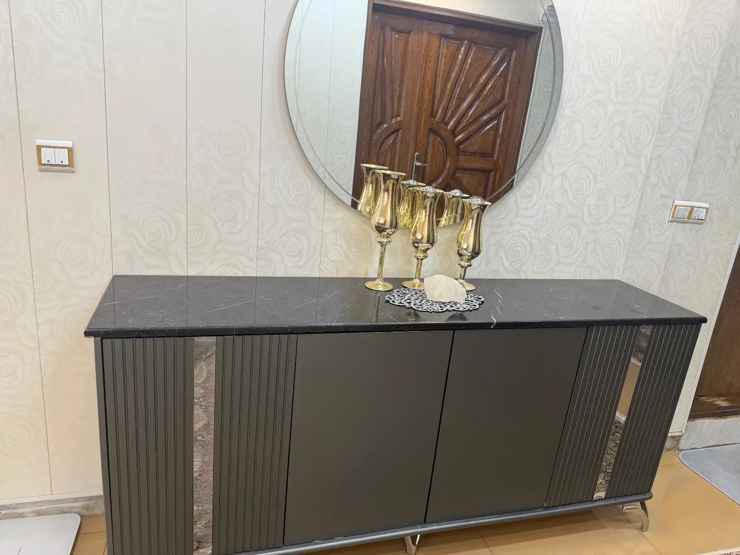 ست اینه کنسول با میز تلویزیون|بوفه، ویترین، کنسول|سقز, |دیوار