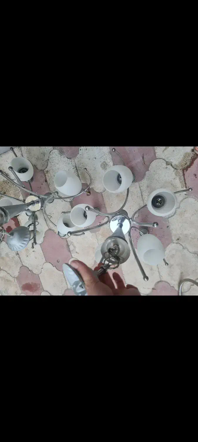 دوجفت لوستر|لوستر و چراغ آویز|شیراز, نصر|دیوار