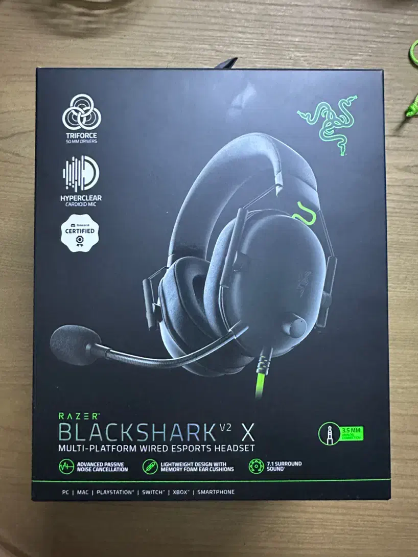 هدست razer black shark x v2|قطعات و لوازم جانبی رایانه|مشهد, هفت تیر (آب و برق)|دیوار