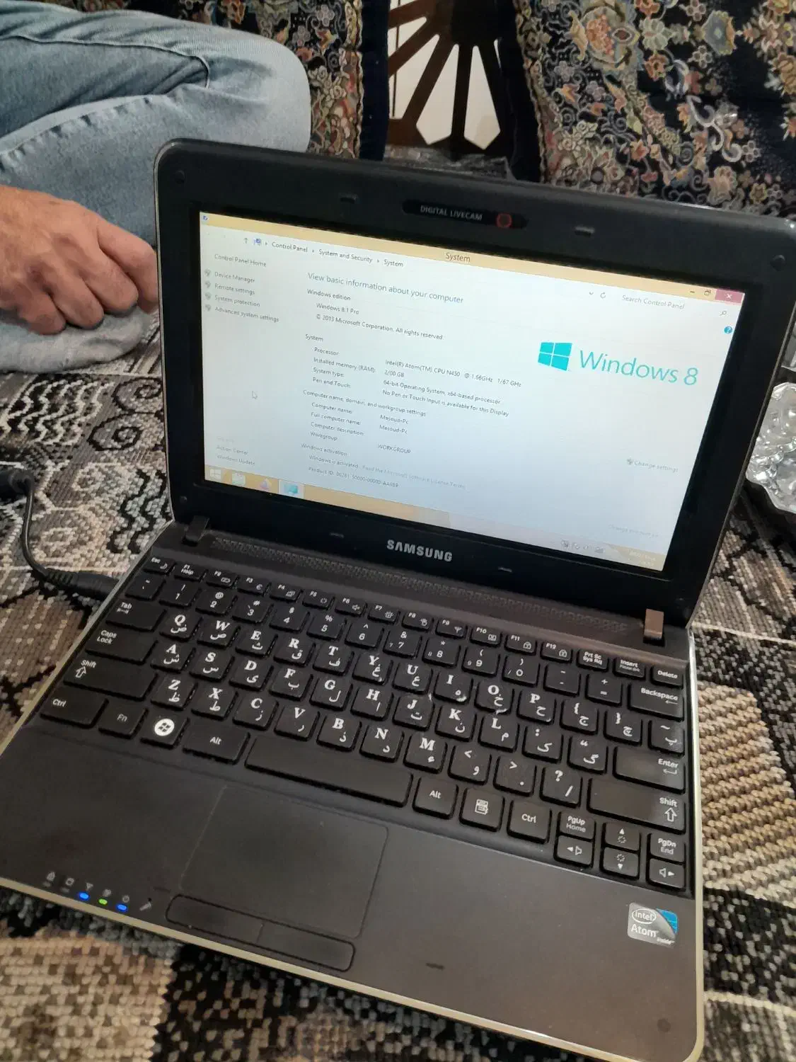 مینی لبتاب سامسونگ|رایانه همراه|اصفهان, جلفا|دیوار