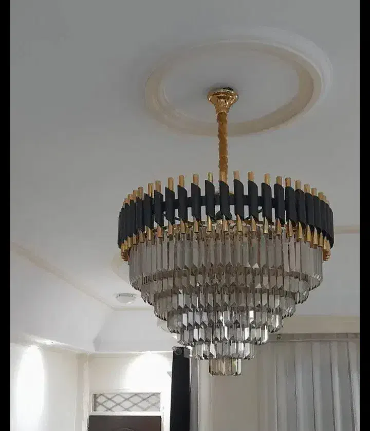 لوستر کریستالی|لوستر و چراغ آویز|تهران, علم و صنعت|دیوار