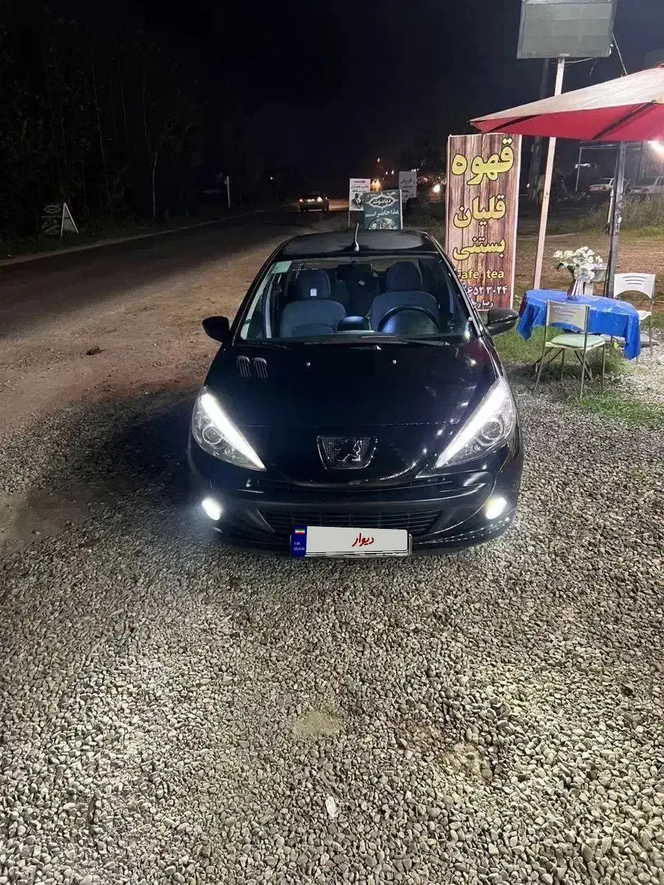 ۲۰۷اتومات مشکی مدل ۹۶|خودرو سواری و وانت|رشت, گلسار|دیوار
