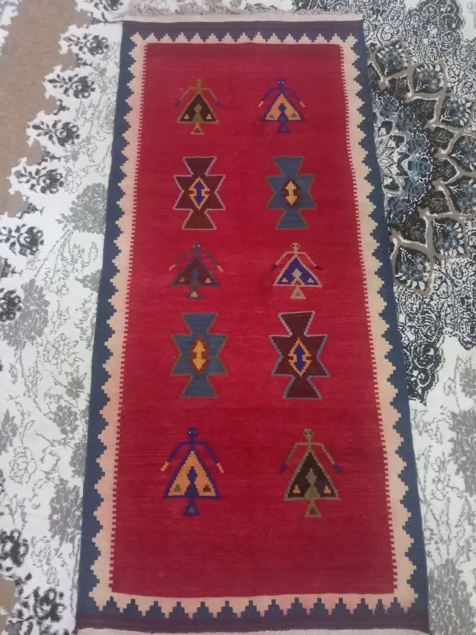 دست بافت قدیمی|فرش|کازرون, |دیوار