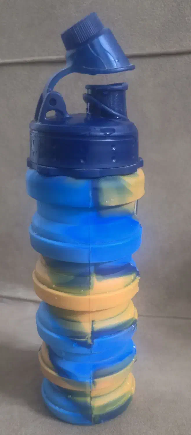 قمقمه آب سیلیکونی|ظروف نگهدارنده، پلاستیکی، یک‌بارمصرف|سمنان, |دیوار