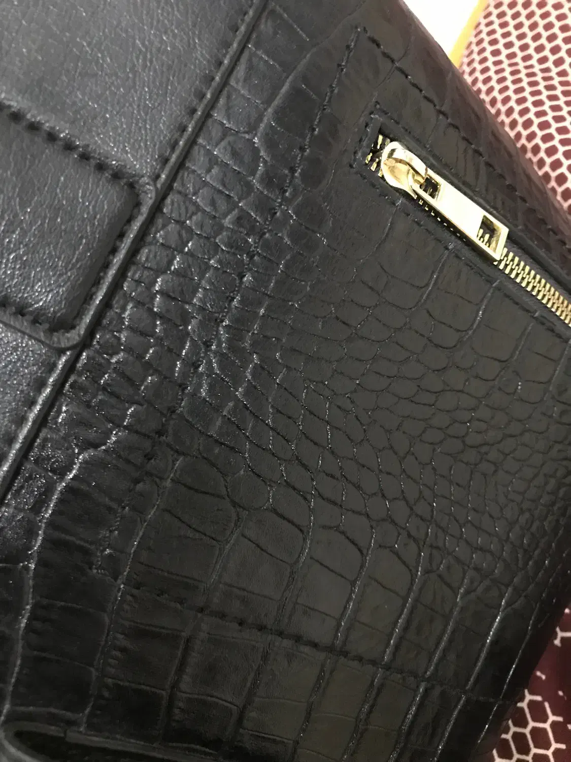 کیف اداری چرم زنانه مدل کروکودیل|کیف، کفش، کمربند|رشت, قاسمیه|دیوار