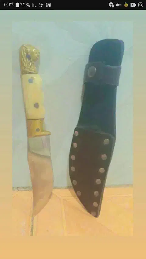 چاقو  یا کارد کمری|کلکسیون اشیاء عتیقه|محمودآباد, |دیوار