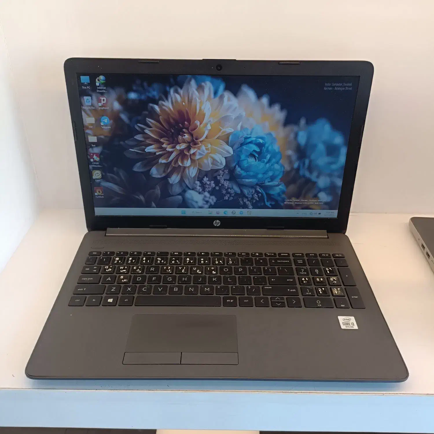 لپتاپ اچپیHP نسل ۱۰ هارد SSD رم DDR4 تمیز|رایانه همراه|کرمان, |دیوار