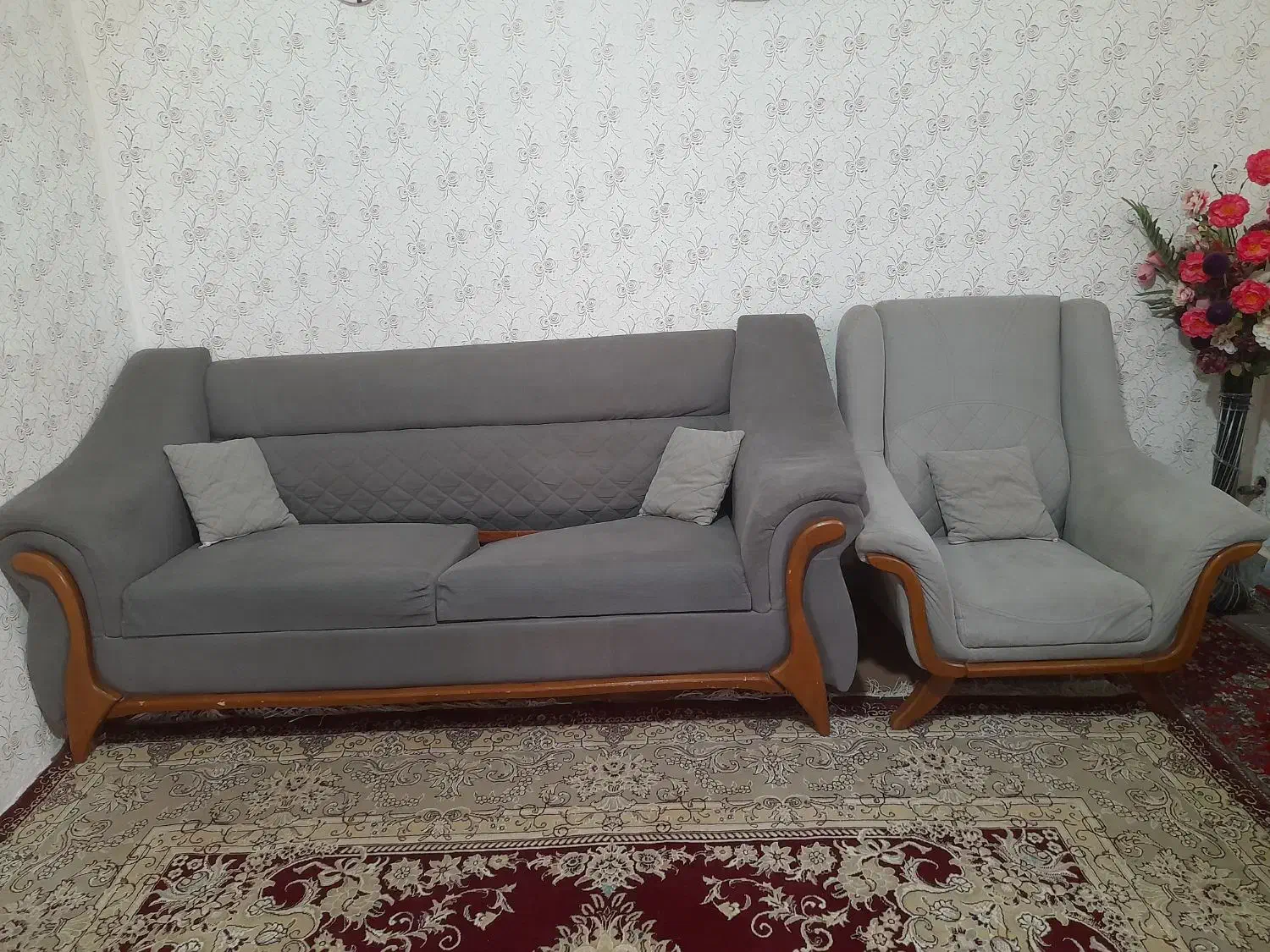 مبل هفت نفره|مبلمان خانگی و میز عسلی|اسفراین, |دیوار