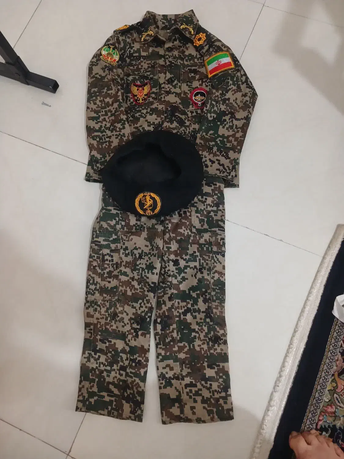 لباس ارتشی بچگانه|لباس|بردسکن, |دیوار