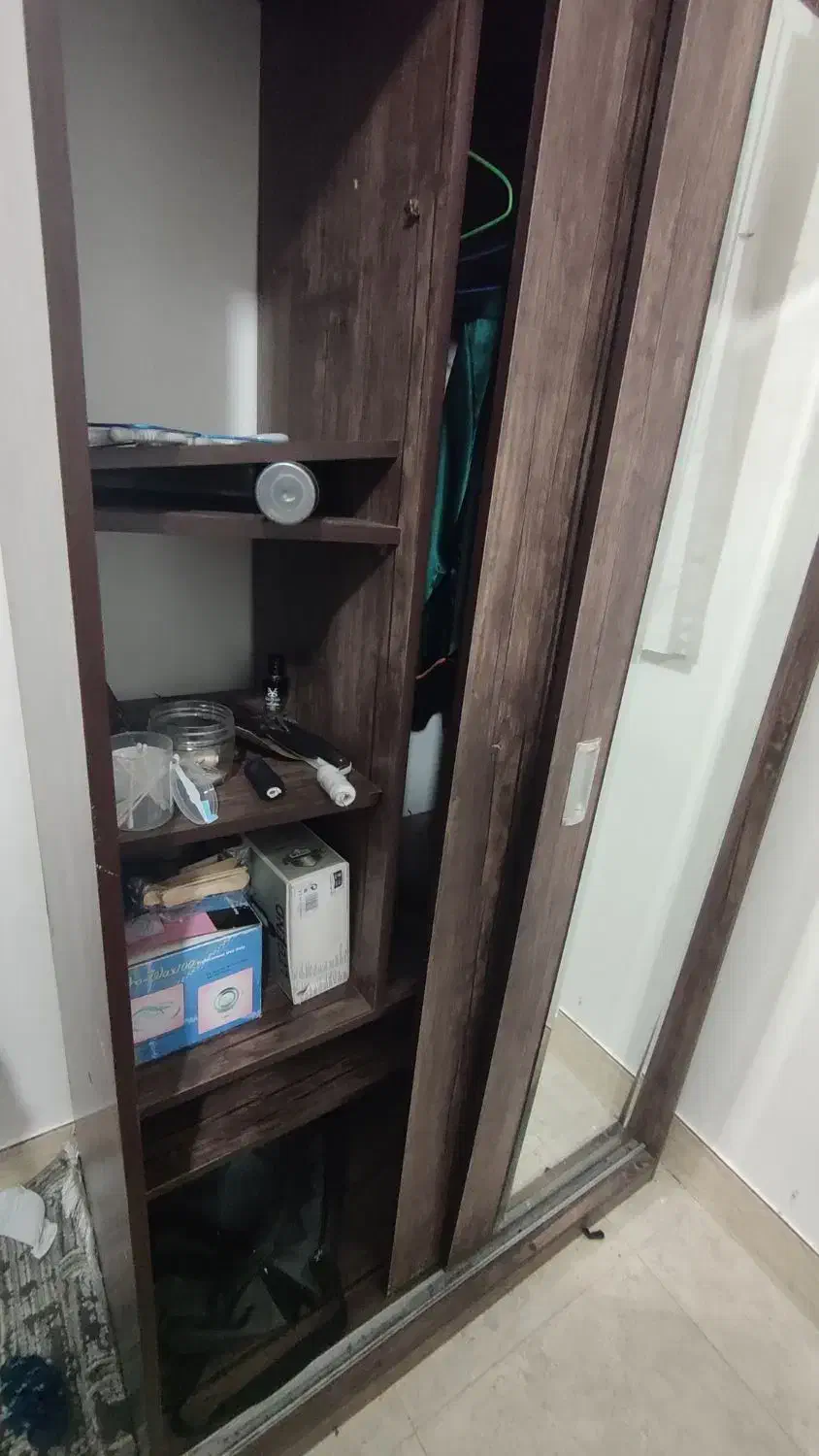 کمد جا لباسی و آرایشی با آینه قدی|جاکفشی، کمد، دراور|بیجار, |دیوار