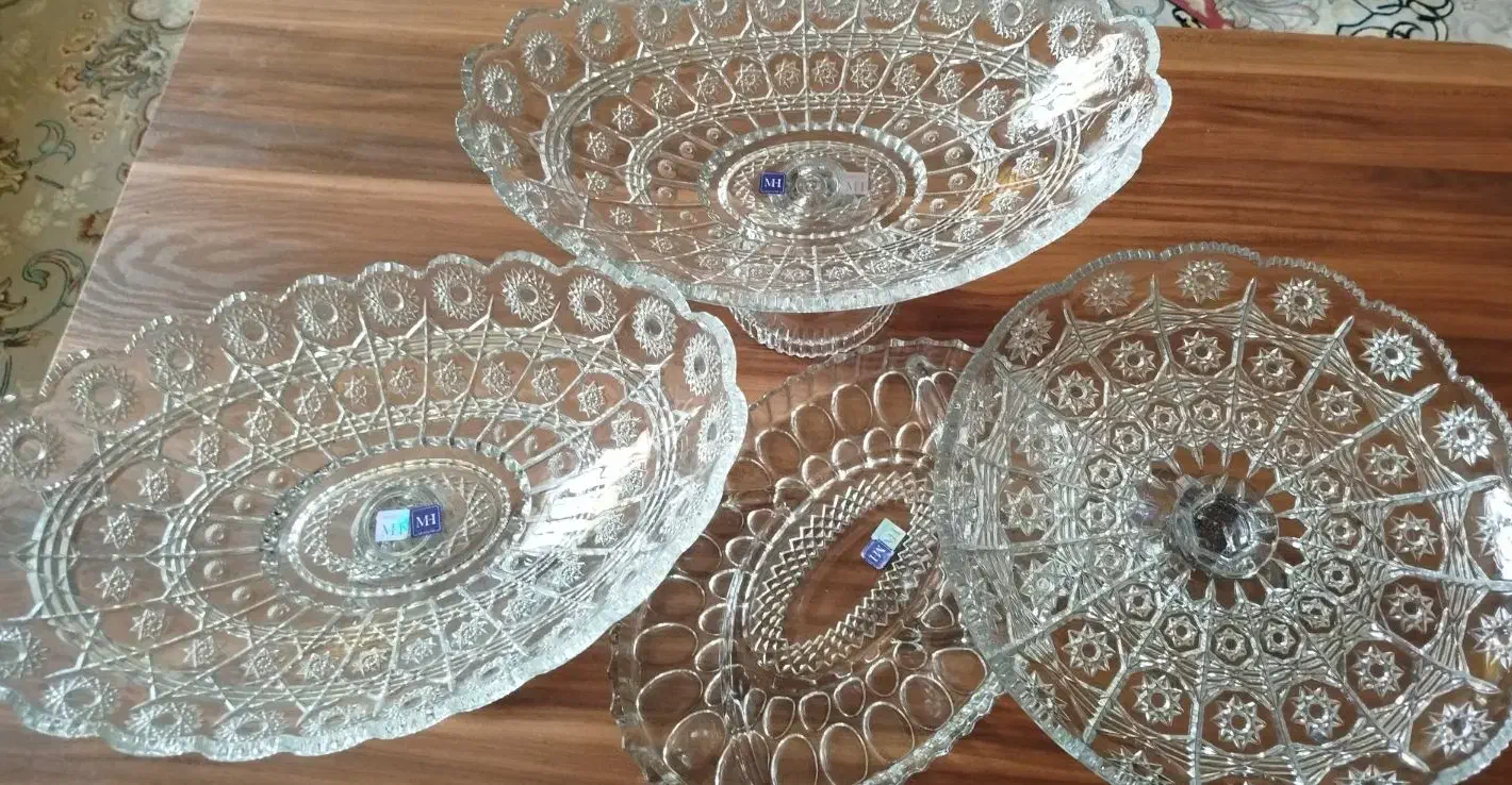 ظروف بلور MH  سوگای ژاپن|ظروف سرو و پذیرایی|خرم‌آباد, |دیوار