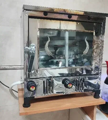 تنور گازی استیل دوطبقه|اجاق گاز و لوازم برقی پخت‌وپز|تهران, کوی بیمه|دیوار