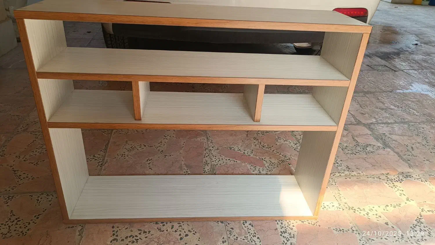 قفسه ام دی اف 65-75-20|کتابخانه، شلف، قفسههای دیواری|لاهیجان, شهرک فرهنگیان|دیوار