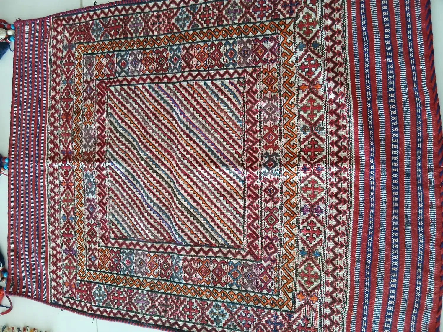 دستبافت|گلیم، جاجیم، گبه|لردگان, |دیوار