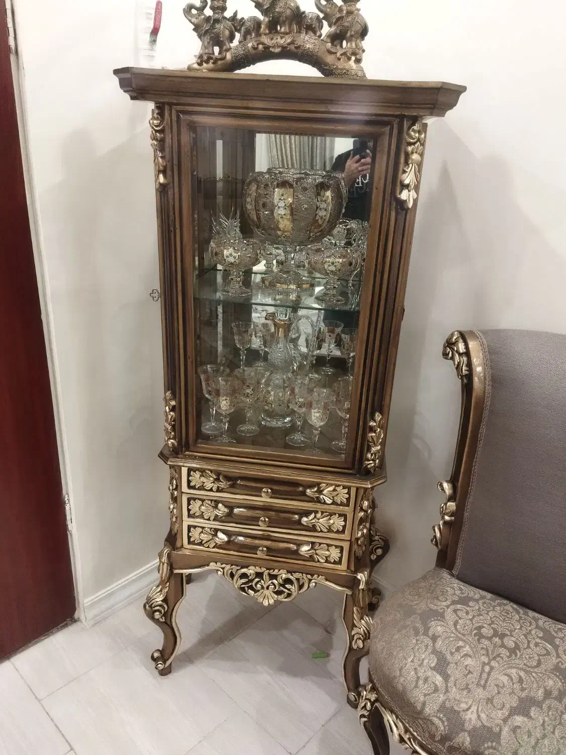 ویترین چوبی|بوفه، ویترین، کنسول|رباطکریم, رباطکریم|دیوار