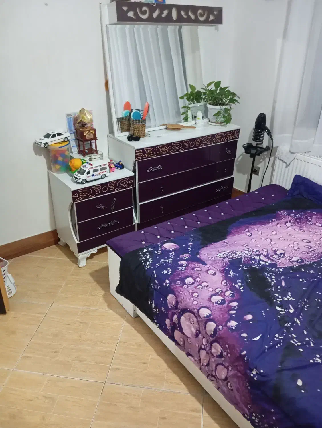 سرویس خواب دونفره|تخت و سرویس خواب|شازند, |دیوار