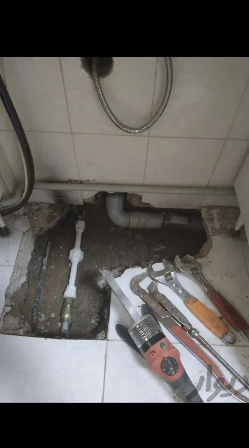 تاسیسات گرم سرد نشتی فاضلاب|خدمات پیشه و مهارت|پردیس, فاز ۲|دیوار