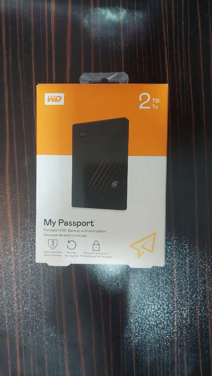 هارد اکسترنال ۲ ترابایت western digital mypassport|قطعات و لوازم جانبی رایانه|قم, زنبیل آباد|دیوار