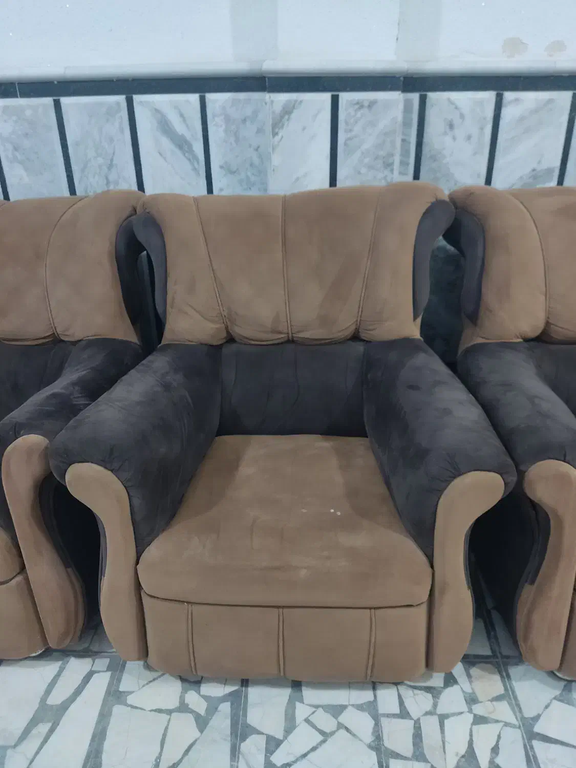 مبل هفت نفره|مبلمان خانگی و میز عسلی|قائم‌شهر, |دیوار