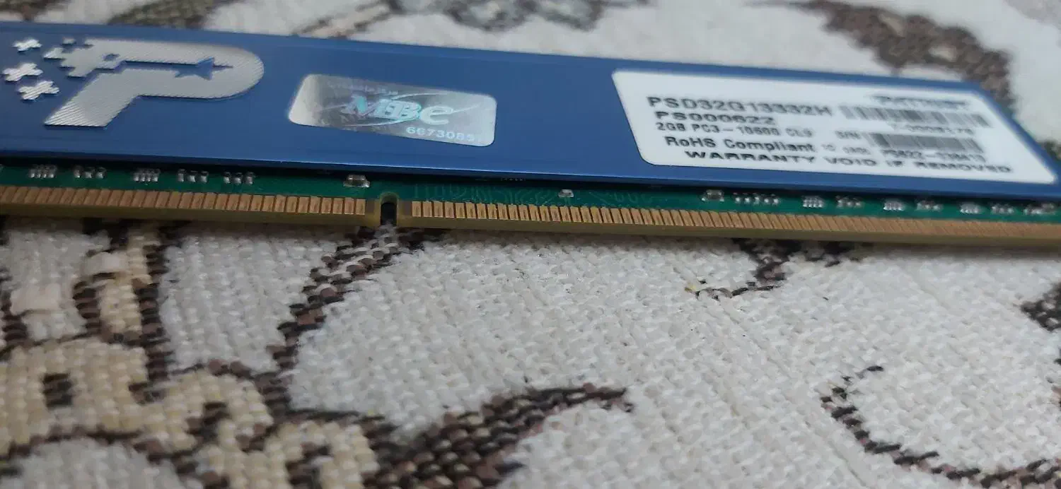 رم ۲ گیگ DDR3 سالم و سلامت|قطعات و لوازم جانبی رایانه|تهران, خزانه|دیوار