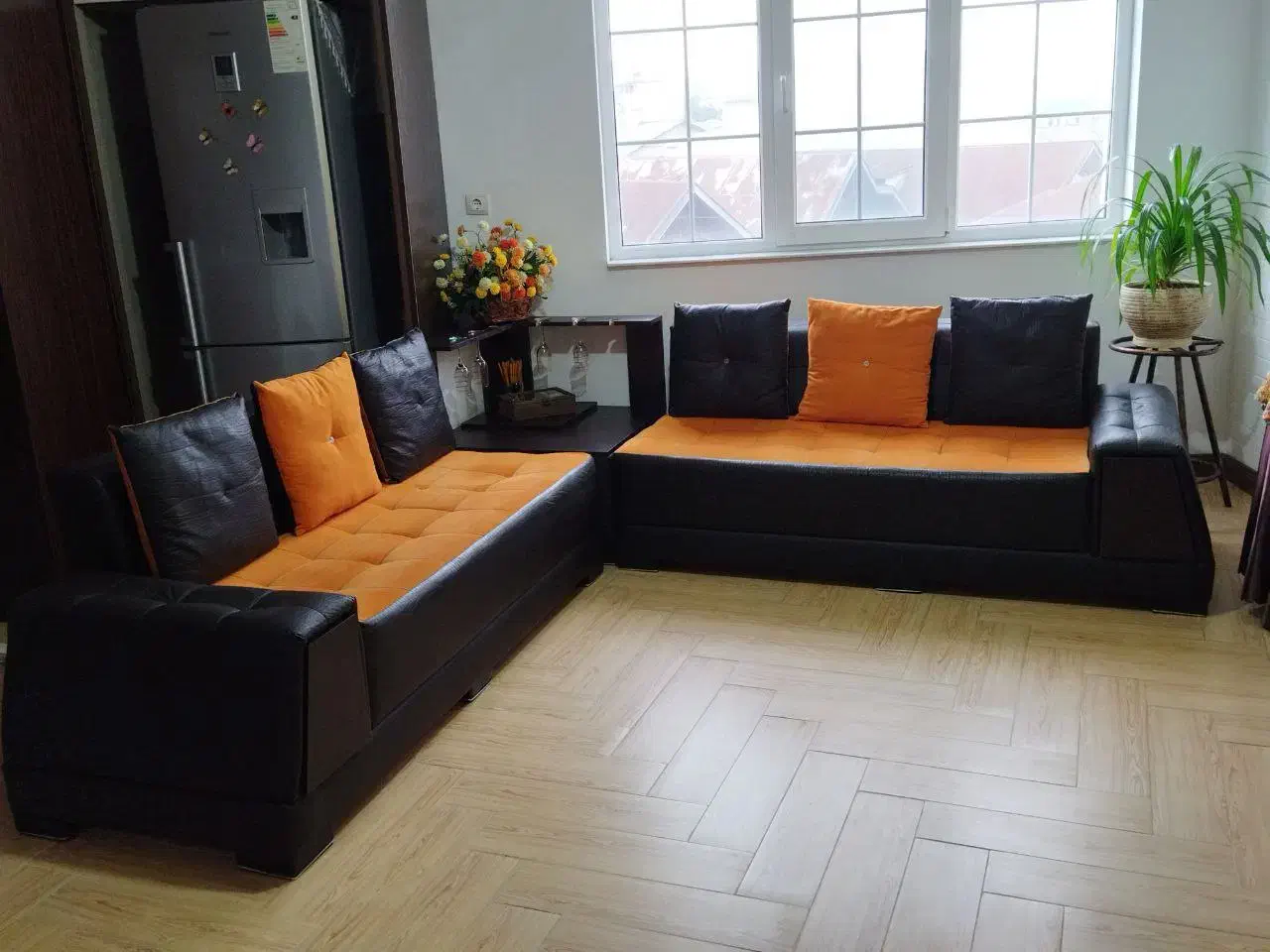 مبل مدل ال فرانسه هفت نفره با کاناپه|مبلمان خانگی و میز عسلی|آستانه اشرفیه, |دیوار