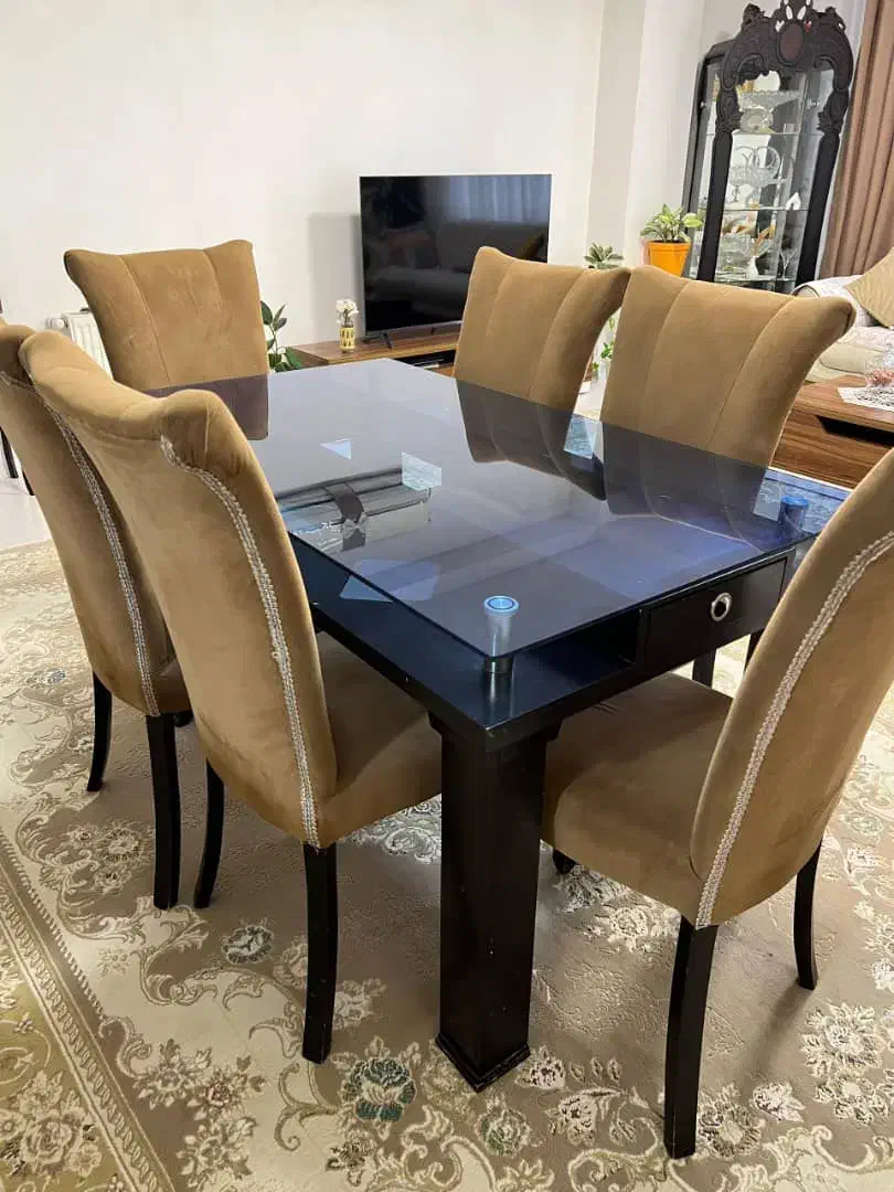 میز نهارخوری ۶ نفره|میز و صندلی غذاخوری|کلاچای, |دیوار