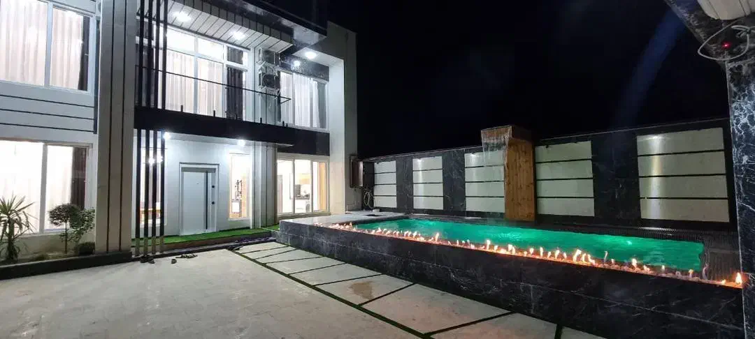 اجاره ویلا استخر دار حیاط دلنشین ویو جنگل 023|اجارهٔ کوتاهمدت ویلا و باغ|رشت, شهرک احمد خمینی|دیوار