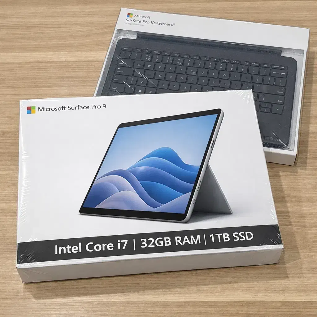 Surface Pro 9 i7 32GB RAM 1TB آکبند + کیبورد پلمب|رایانه همراه|تهران, مهرآباد|دیوار