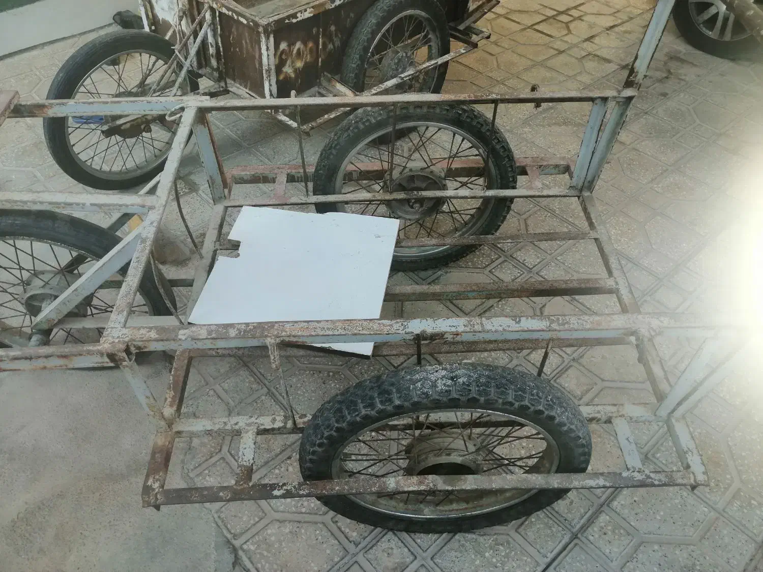 فروش گاری سه چرخ|ابزارآلات|اهرم, |دیوار