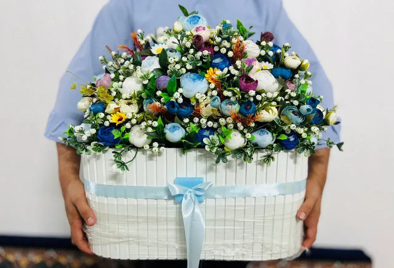 باکس گل نوزادی پسرانه و دخترانه در طرحهای مختلف|گل مصنوعی|نسیم‌شهر, |دیوار