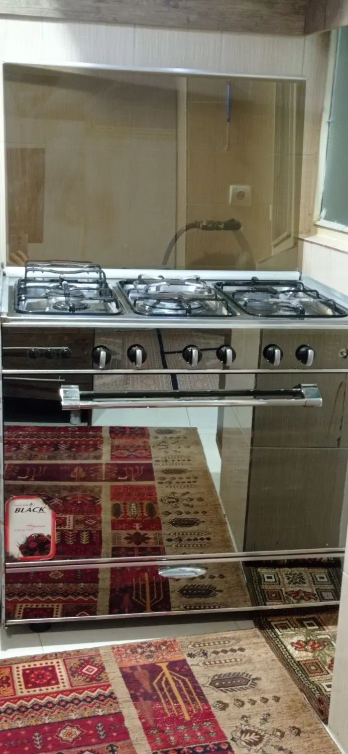 اجاق گاز تمام استیل فردار و دو جوجه گردان|اجاق گاز و لوازم برقی پختوپز|تهران, شهرک ولیعصر جنوبی|دیوار