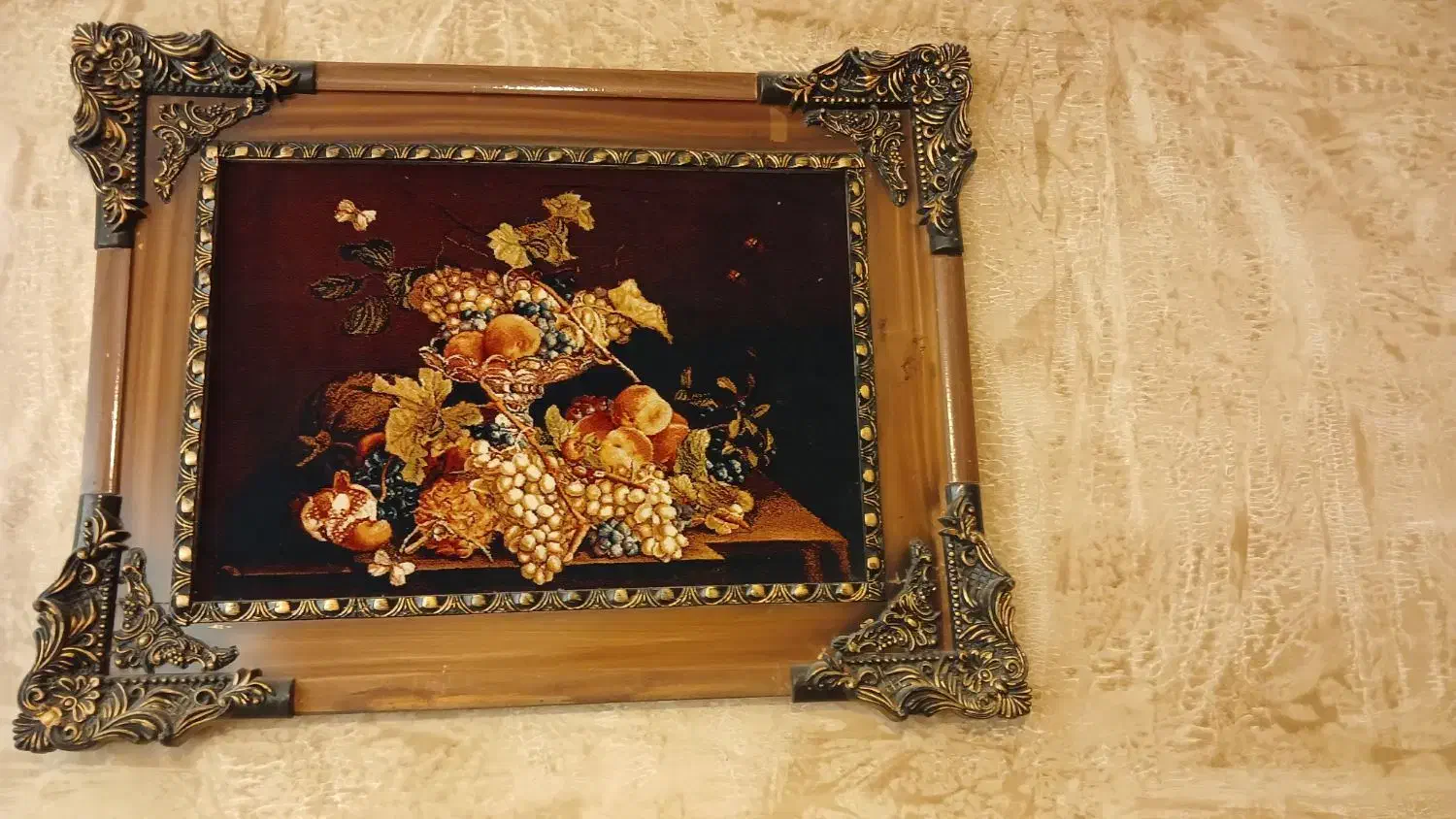 مینی بوفه آینه بزرگ و میزآینه تابلو فرش و  لوستر|لوستر و چراغ آویز|همدان, |دیوار
