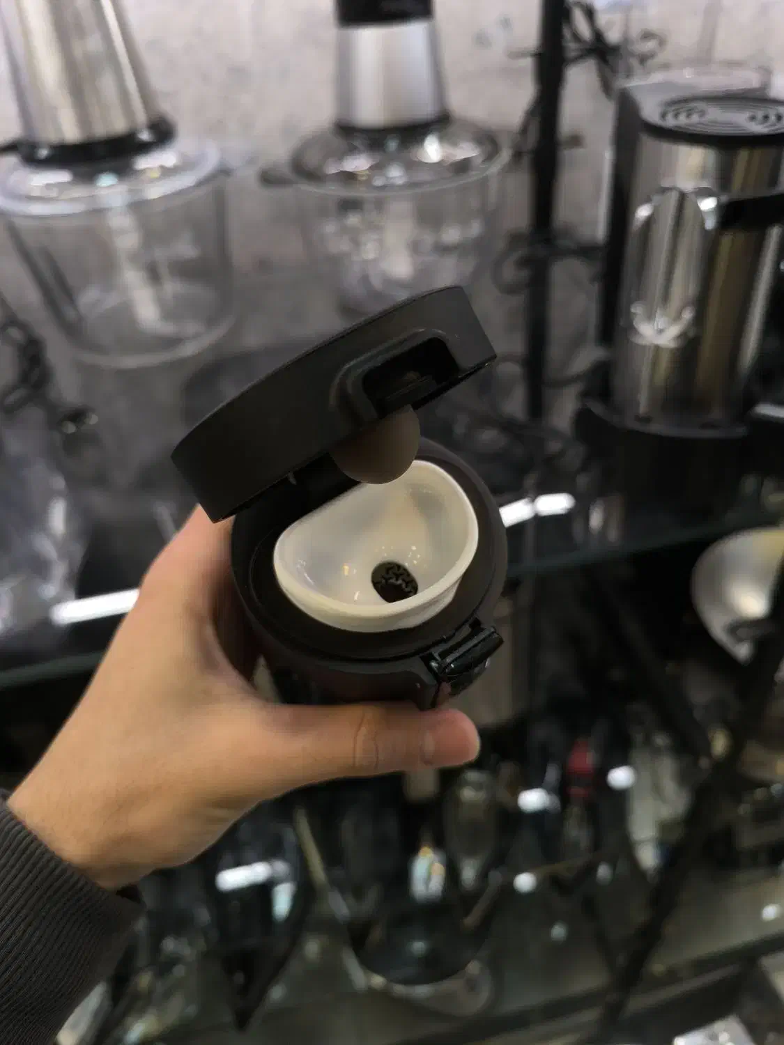 ماگ سفری استیل Enjoy The Coffee|ظروف سرو و پذیرایی|مشهد, سیلو|دیوار