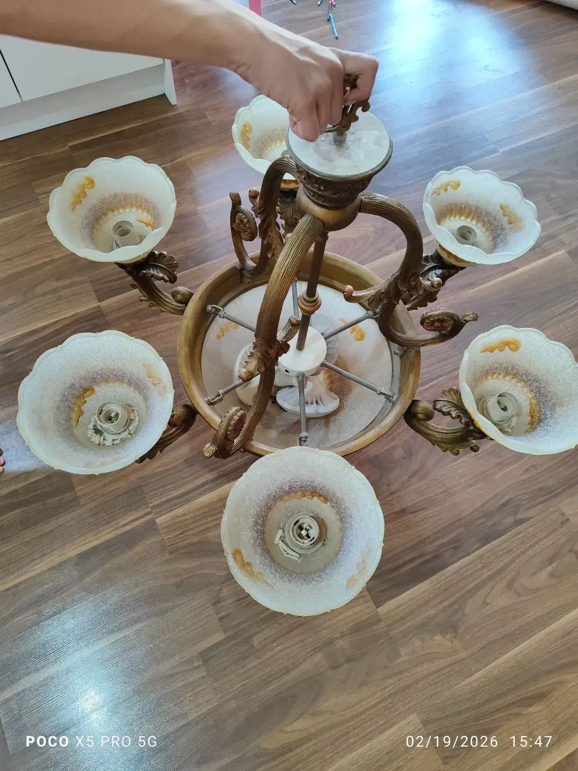 لوستر|لوستر و چراغ آویز|تهران, خاک سفید|دیوار