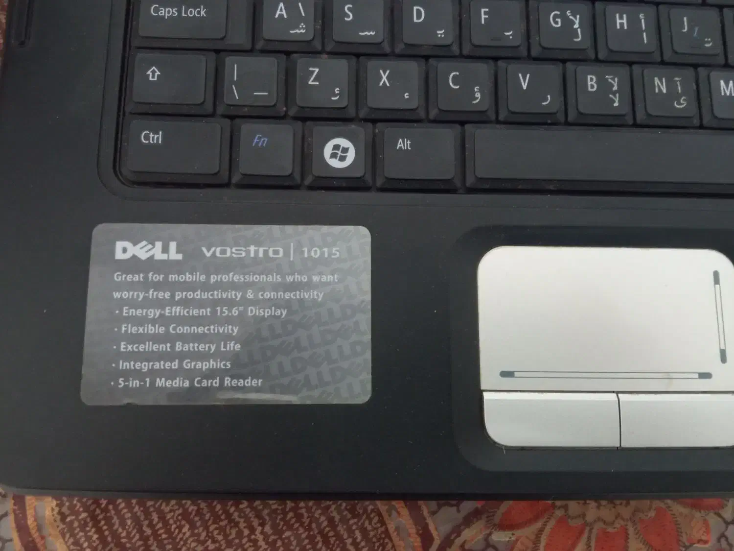 لپتاپ دل ووسترو 1015|رایانه همراه|اصفهان, کساره|دیوار