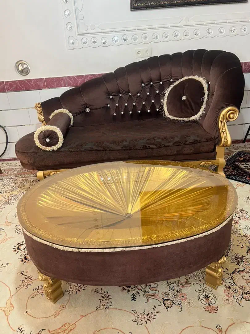 مبل ۸نفره|مبلمان خانگی و میز عسلی|آباده, |دیوار