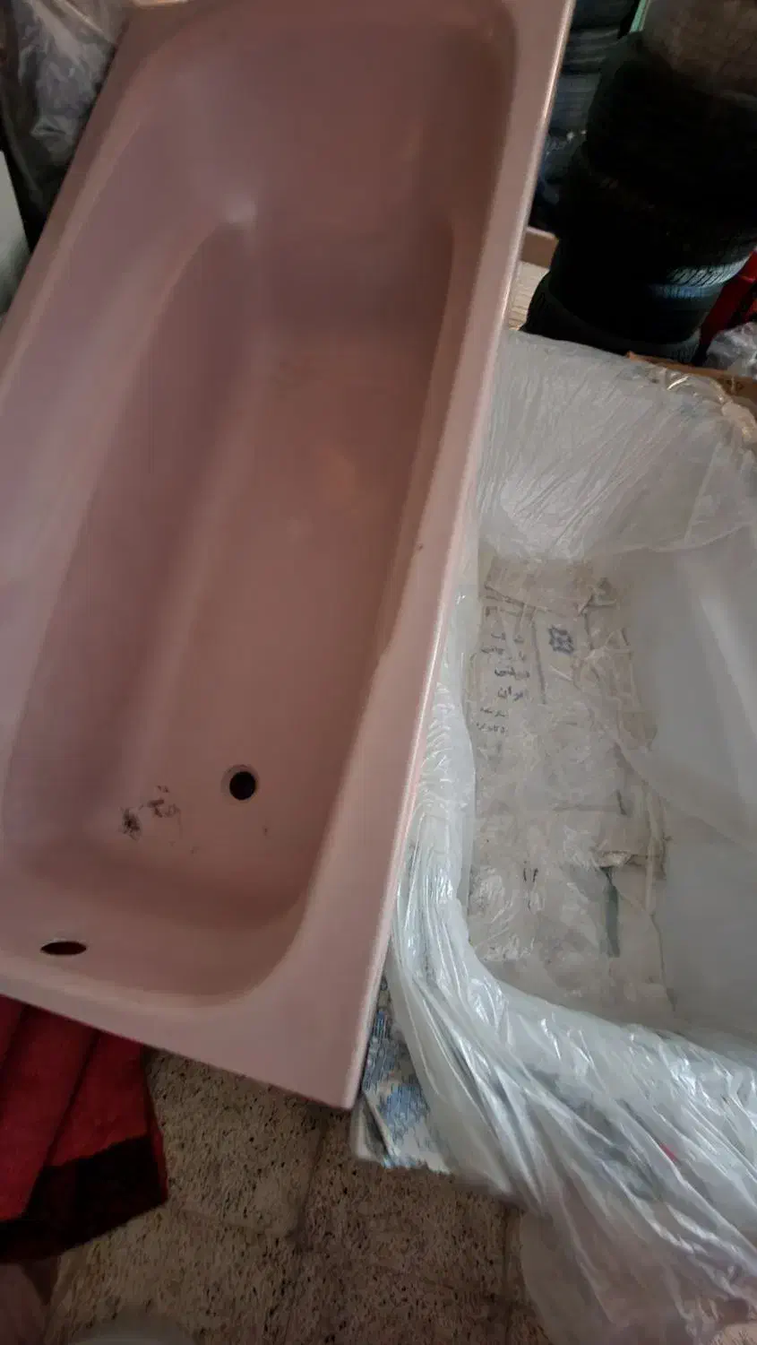 وان فایبرگلاس صورتی|لوازم حمام|اسکو, |دیوار