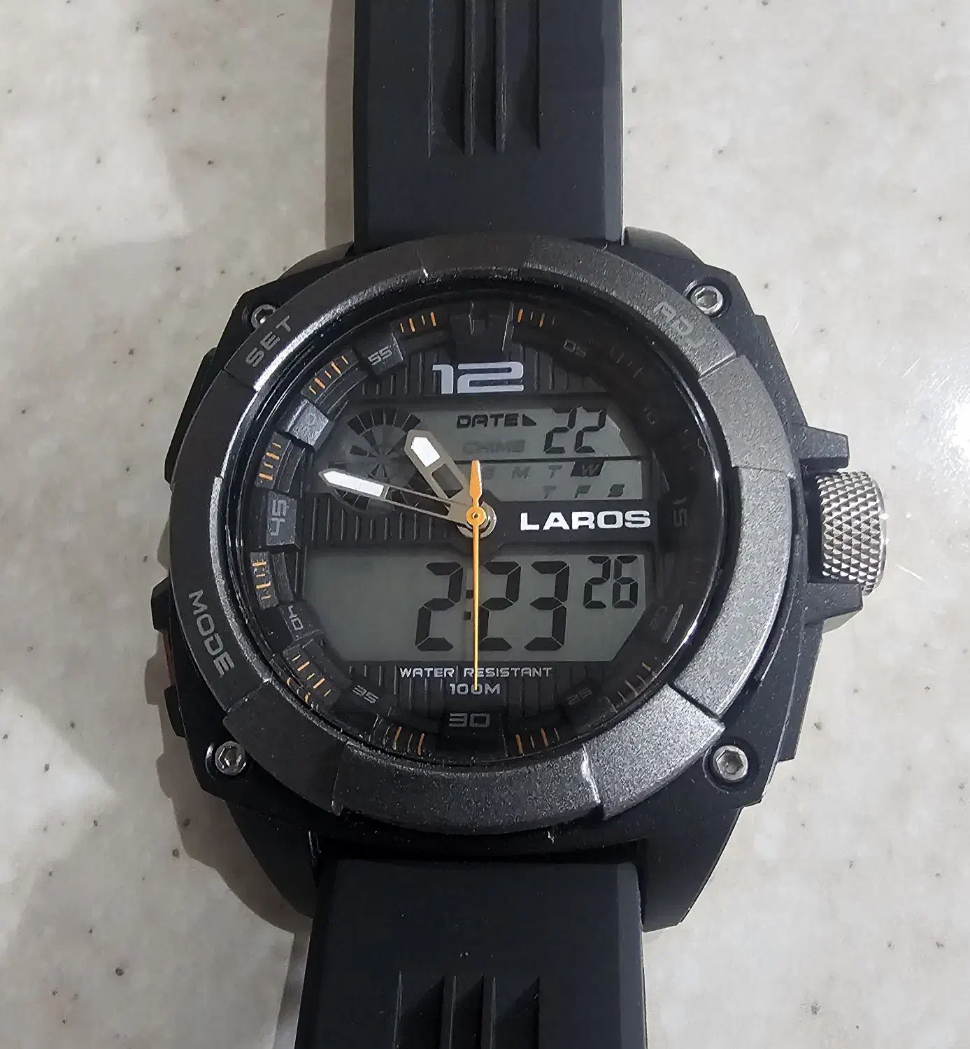 ساعت لاروس دو زمانه اورجینال صددرصد ضدآب|ساعت|تهران, شادآباد|دیوار