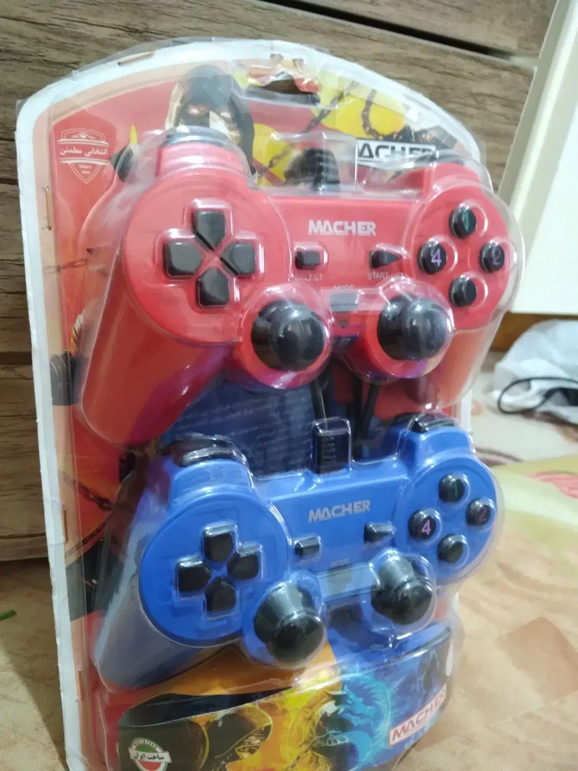 دسته ی دونفره برای PCیا کامپیوتر|کنسول، بازی ویدئویی و آنلاین|منجیل, |دیوار