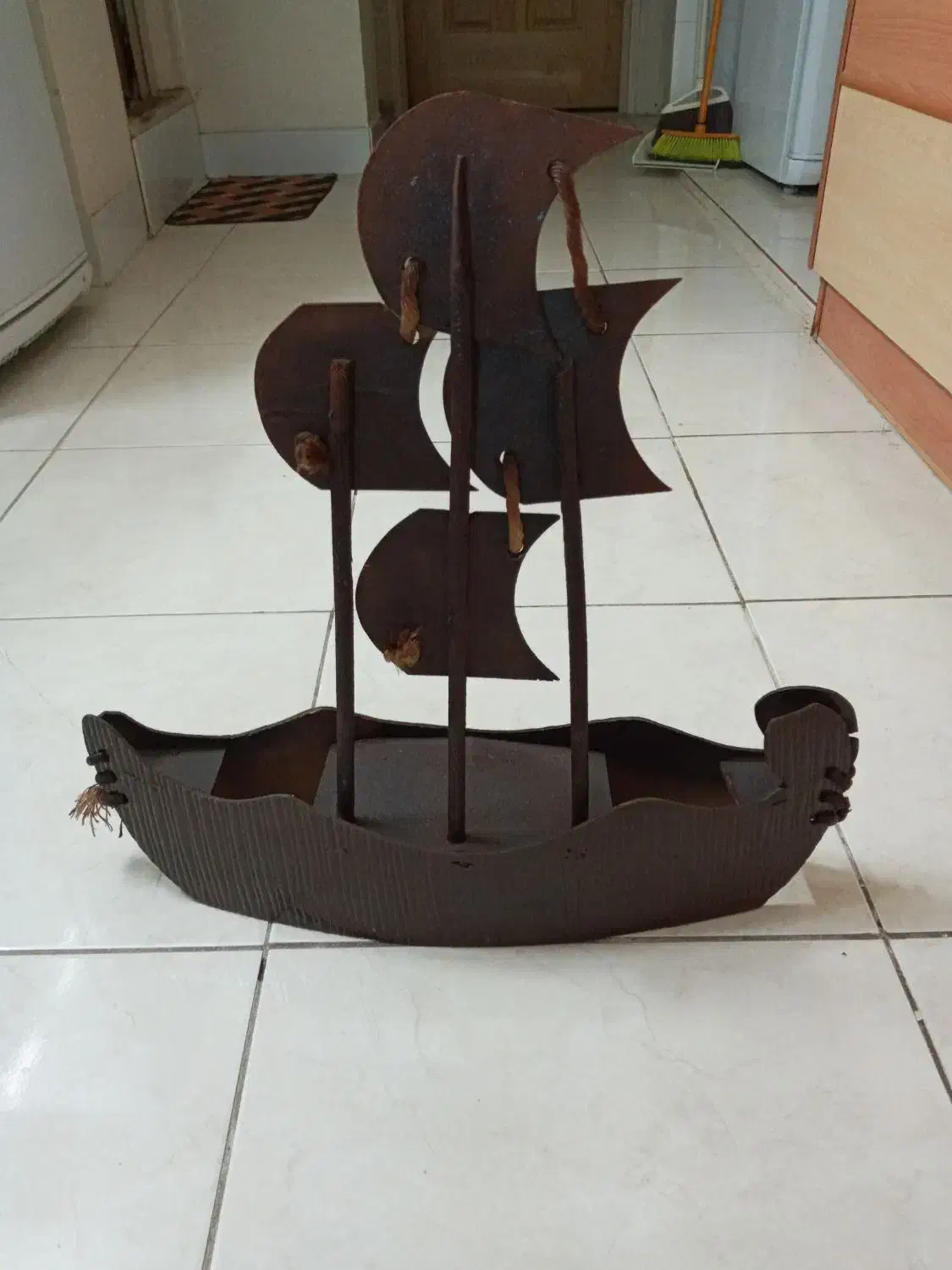 کشتی چوبی مناسب تزئین یلدا|صنایع دستی و سایر لوازم تزئینی|اصفهان, سرچشمه|دیوار